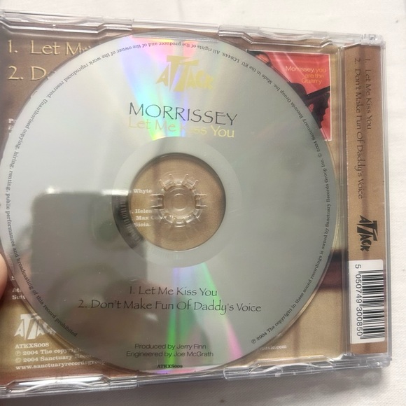 Morrissey CD Singles Lot – Let Me Kiss You + First of the Gang to Die. Very Good - Picture 3 of 5